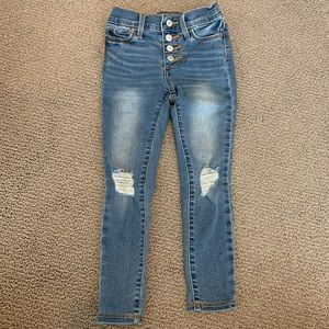 High-Rise Button-Fly Rockstar SuperSkinny Jeggings